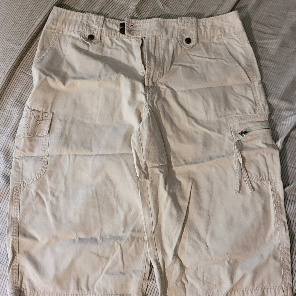 Khakis brand cargo capris